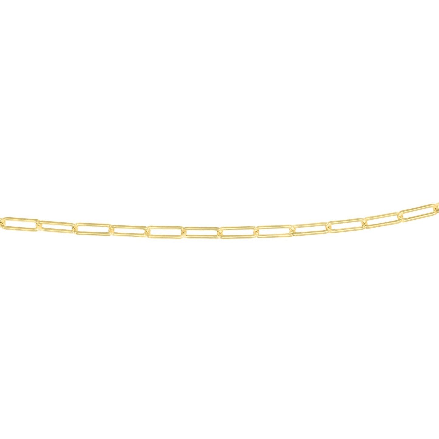 14k gold Paperclip Chain Necklace