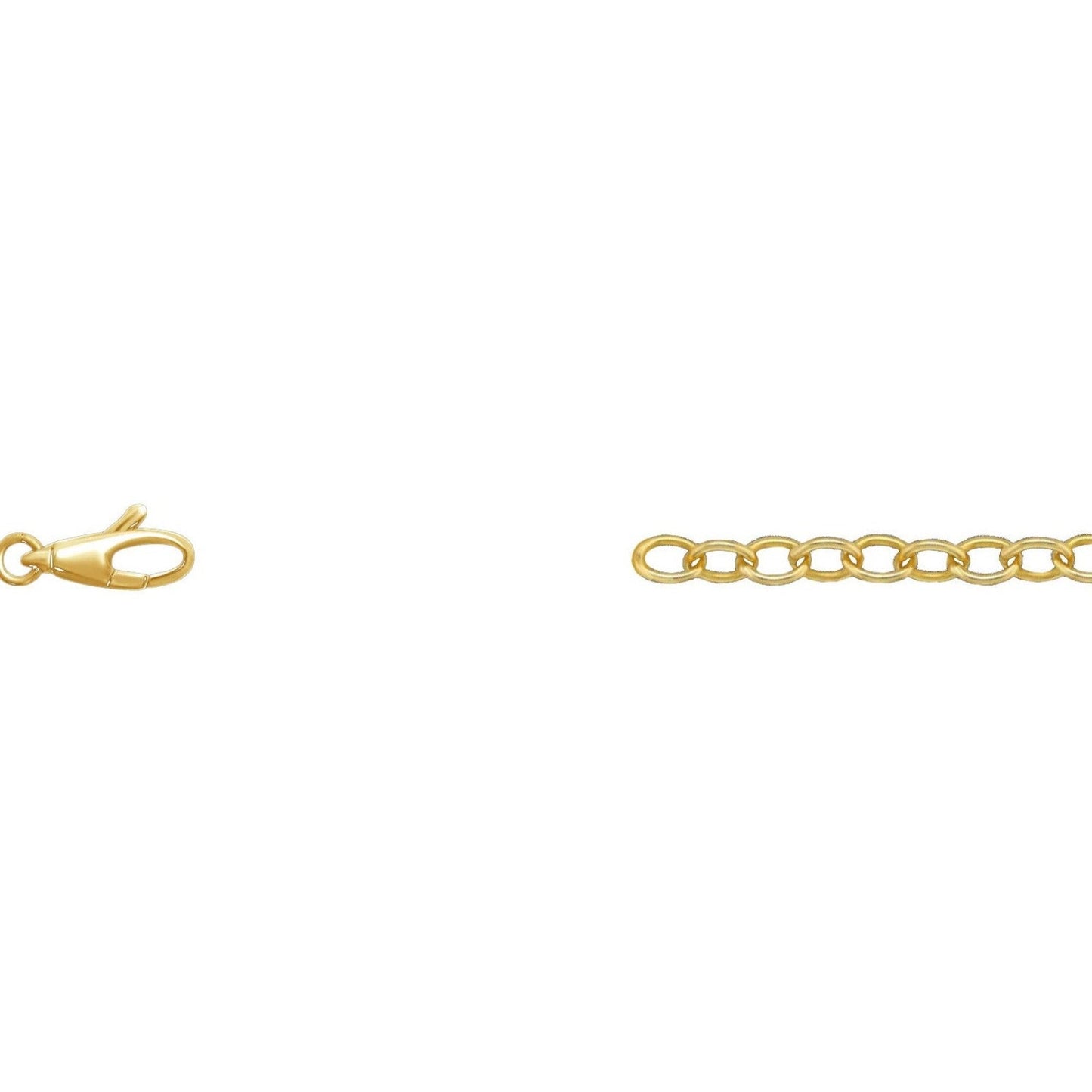 14k lobster clasp.