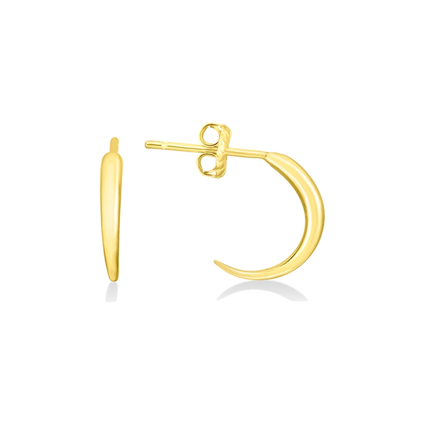 14k gold Quill Thorn Earrings