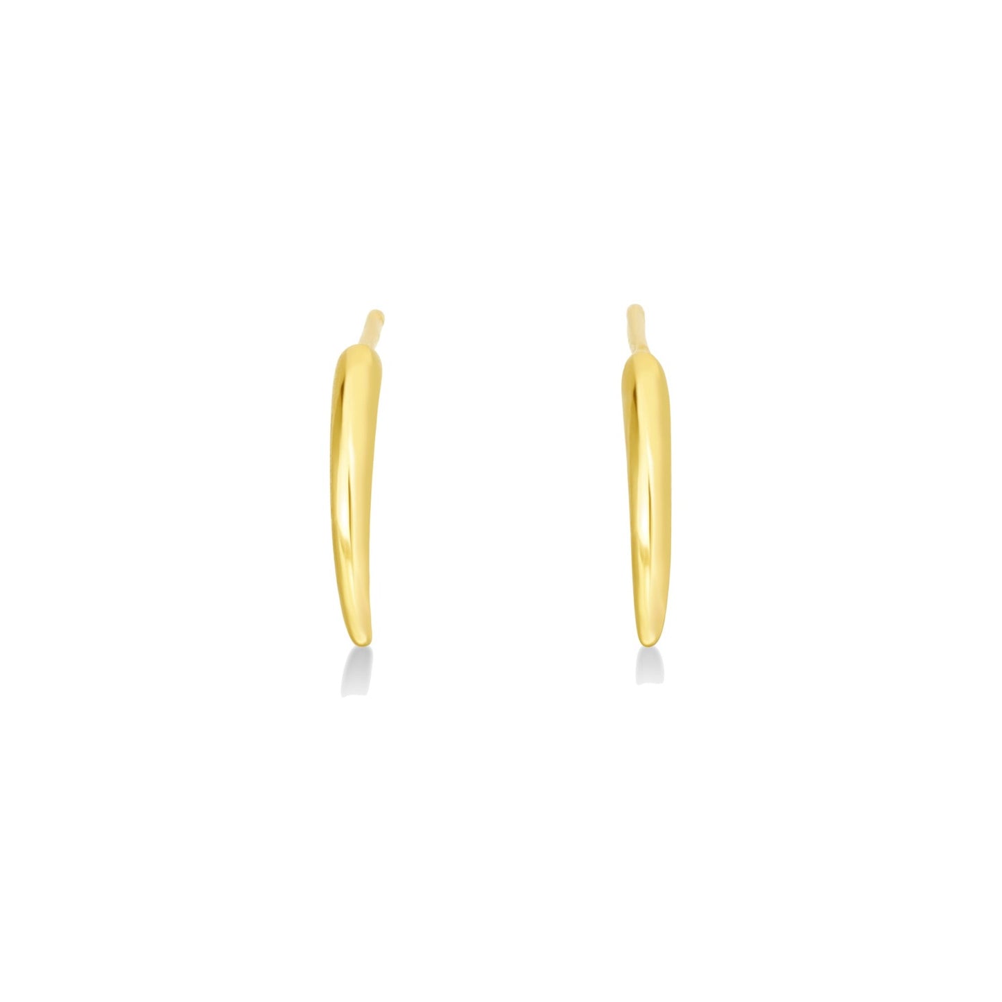 14k gold Quill Thorn Earrings