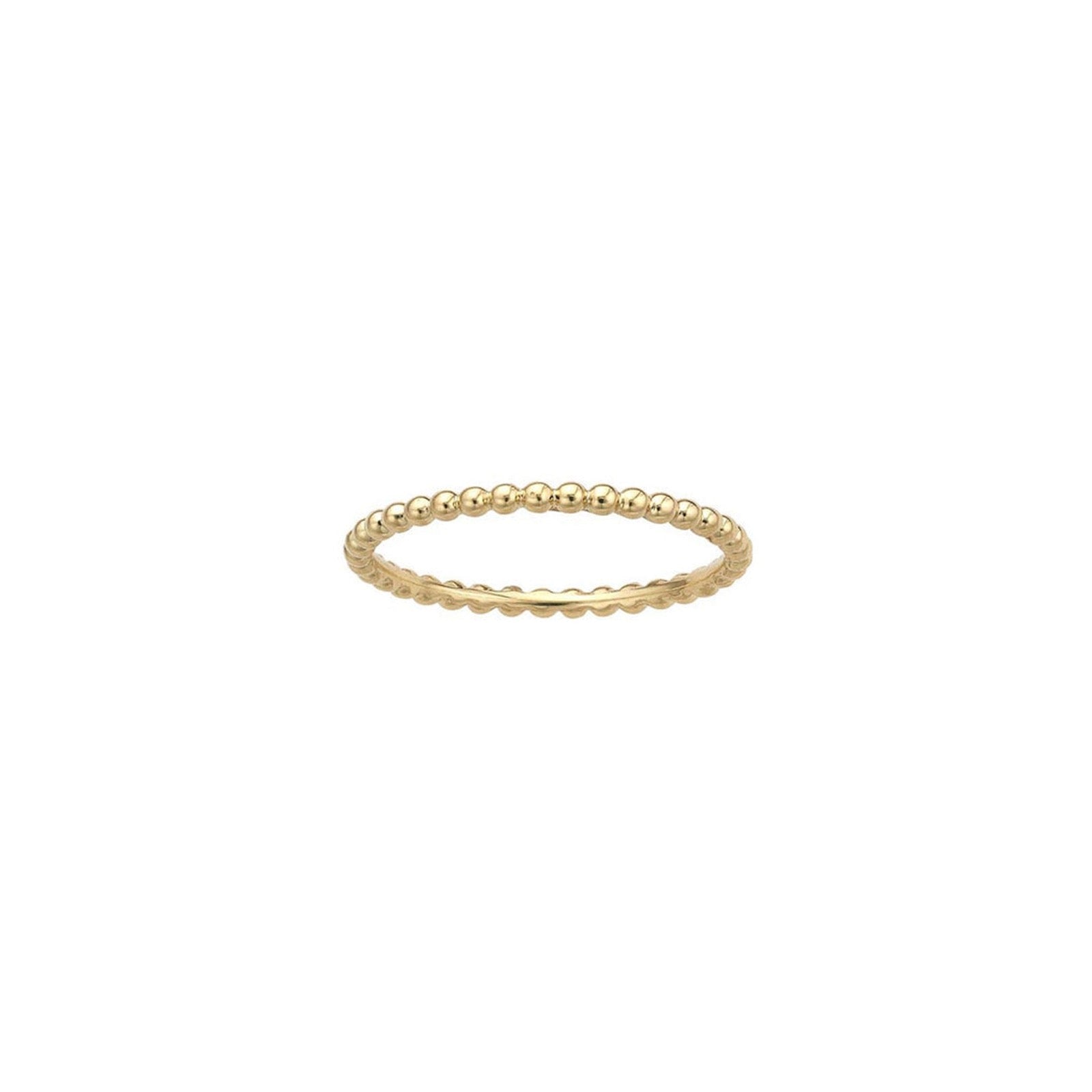 14k gold bead ring