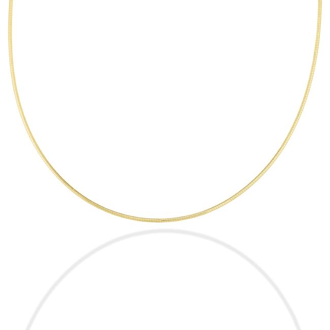 14k gold Omega Choker Necklace
