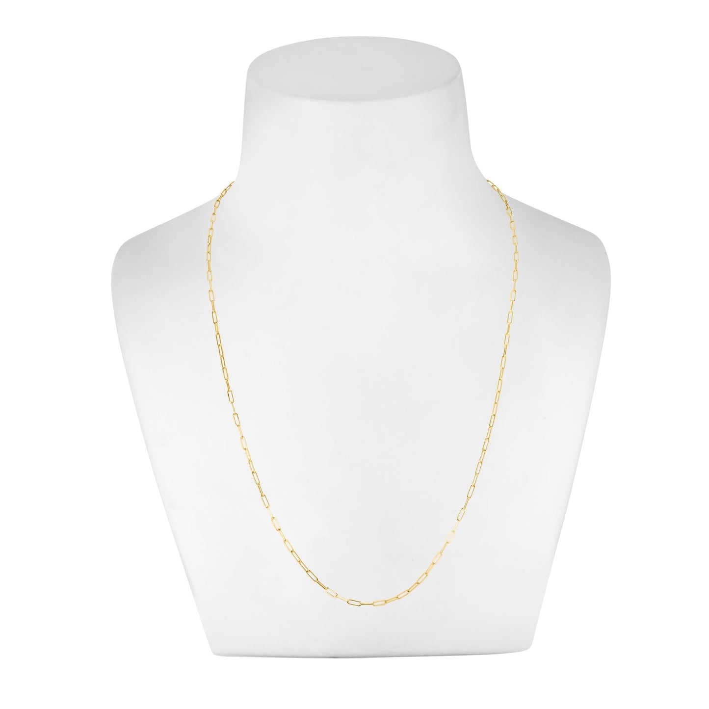 14k gold Paperclip Chain Necklace