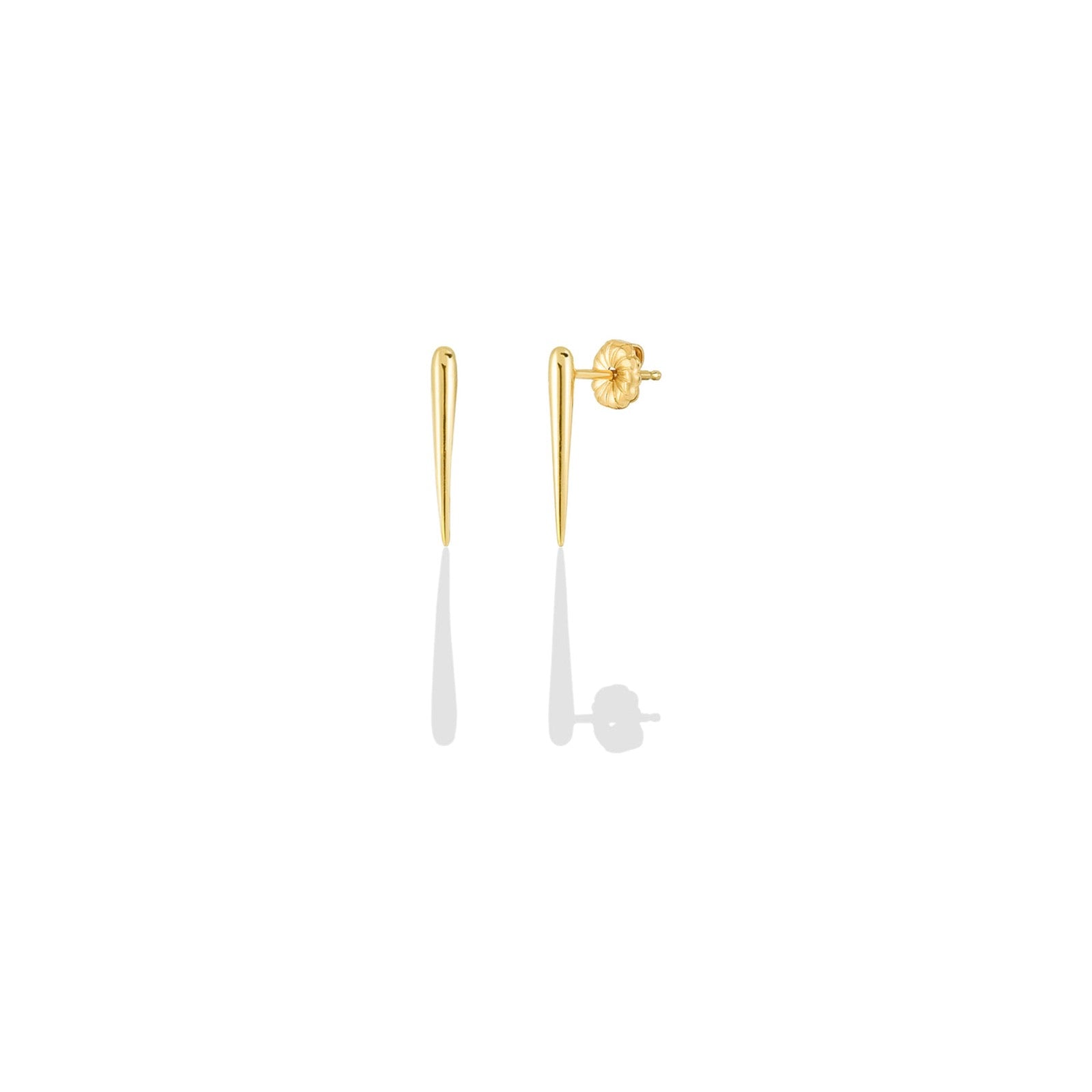 Amanda Pearl // 14K Quill Spike Stud Earrings - Small|brand