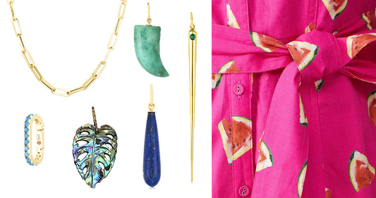 How To Accessorize Vibrant Colorful Summer Prints