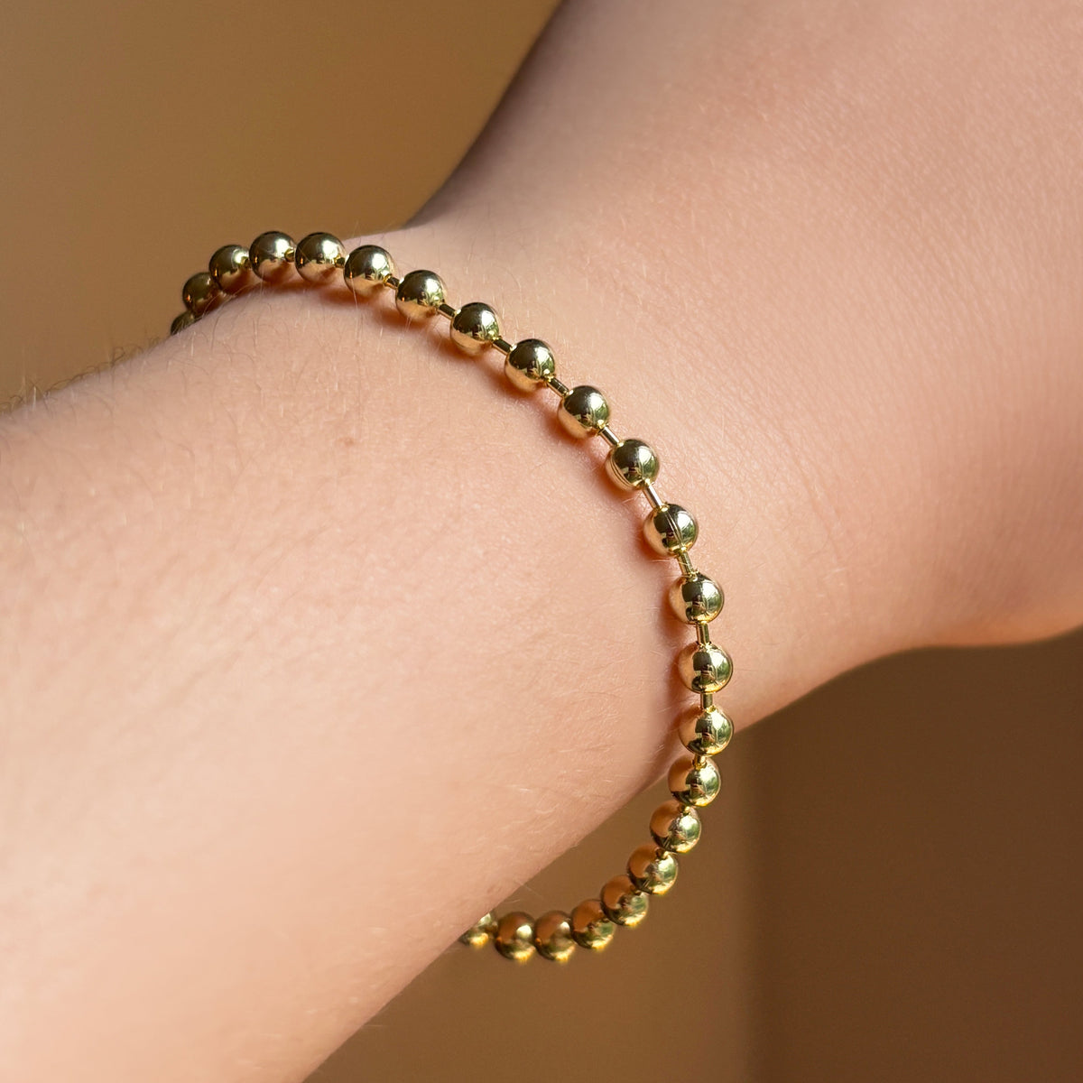 4mm Bead Chain Bracelet