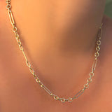 Irregular Cable Chain Necklace - 6mm