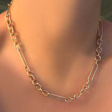 Irregular Cable Chain Necklace - 8mm
