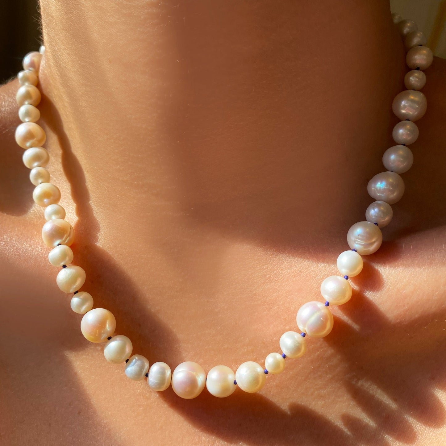 Color + Pearls Necklace