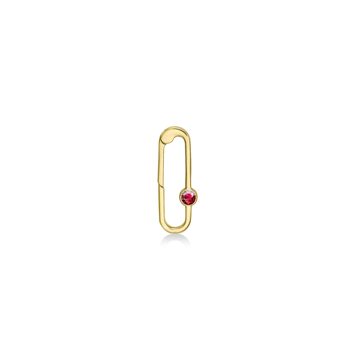 Paperclip Charm Lock Ruby