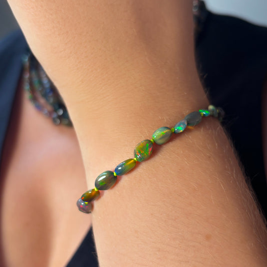 Extraterrestrial Opal Nugget Bracelet