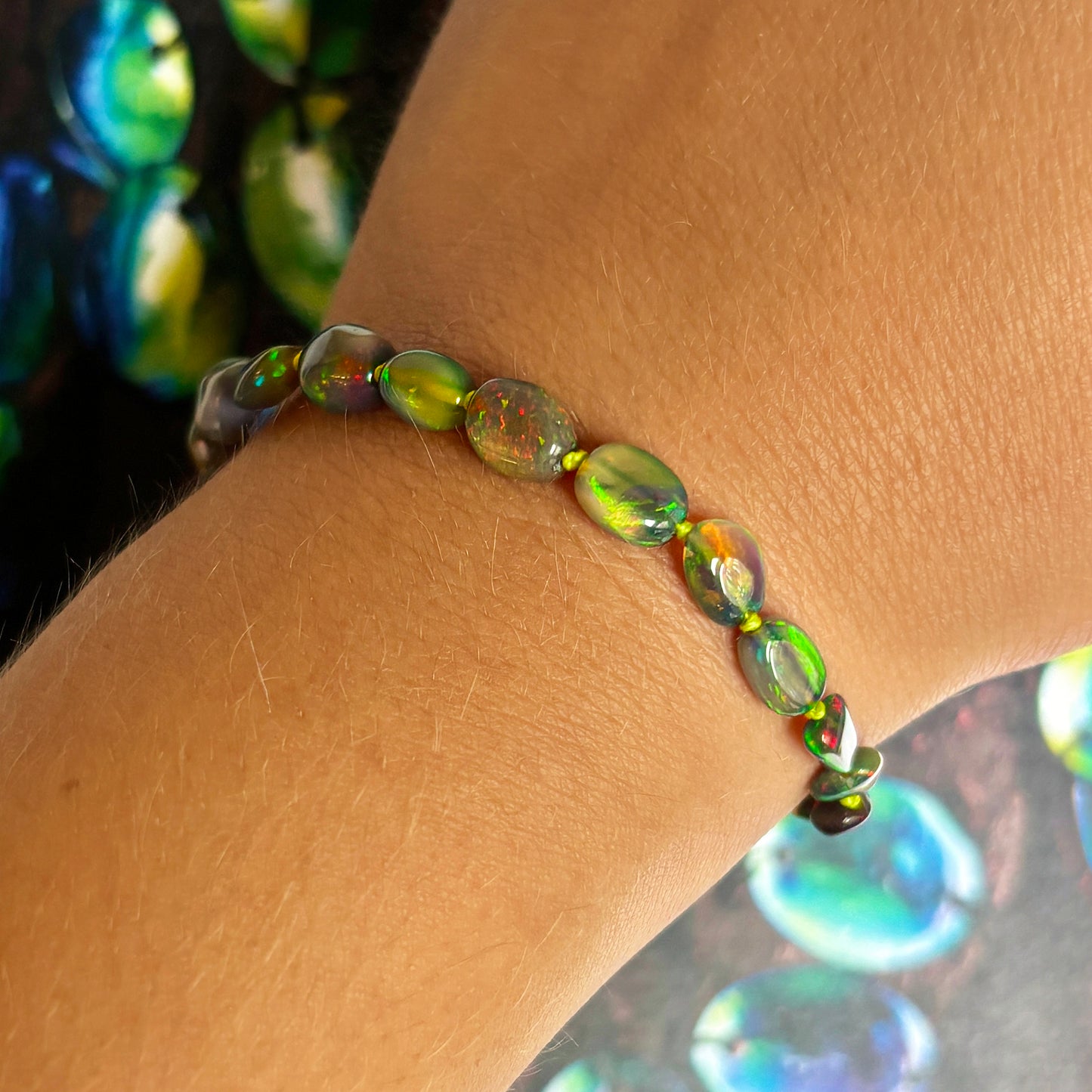 Extraterrestrial Opal Nugget Bracelet