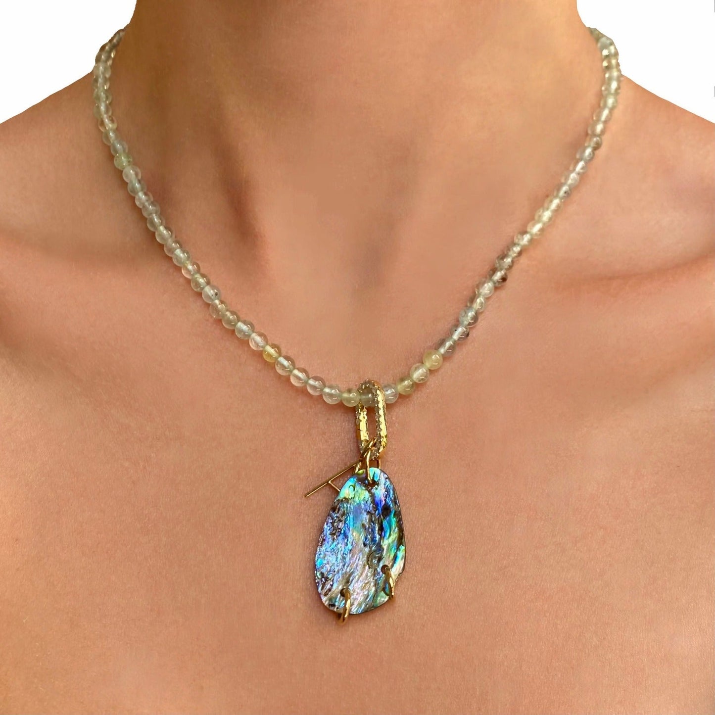 Aquamarine Rounds Necklace