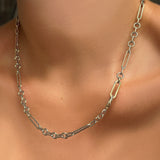 Small Paperclip Link Charm Lock