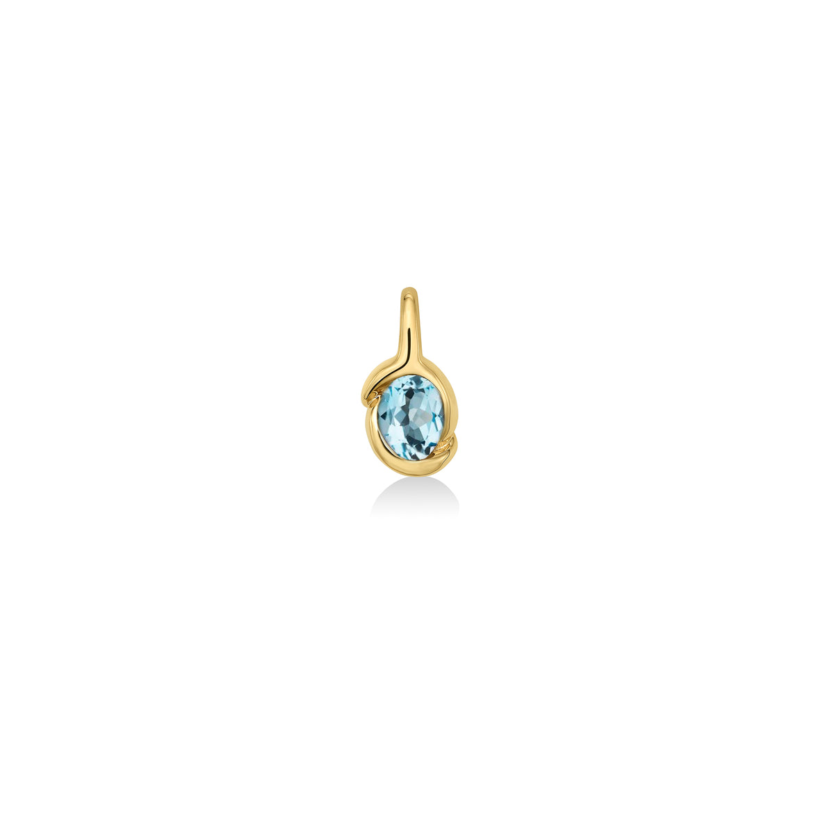 Molten Knot Charm Topaz