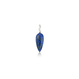 Long Lapis Drop Charm