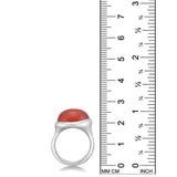 Molten Pebble Ring: Carnelian