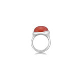 Molten Pebble Ring: Carnelian