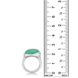Molten Pebble Ring: Chrysoprase