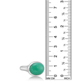 Molten Pebble Ring: Chrysoprase