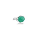 Molten Pebble Ring: Chrysoprase