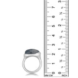 Molten Pebble Ring: Rutilated Quartz