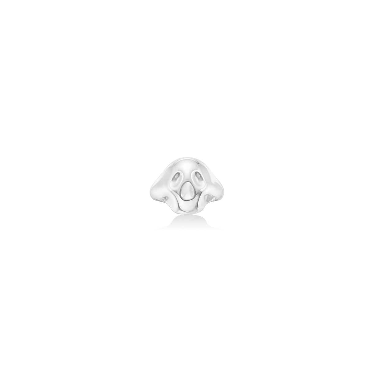 Molten Skull Pinky Ring