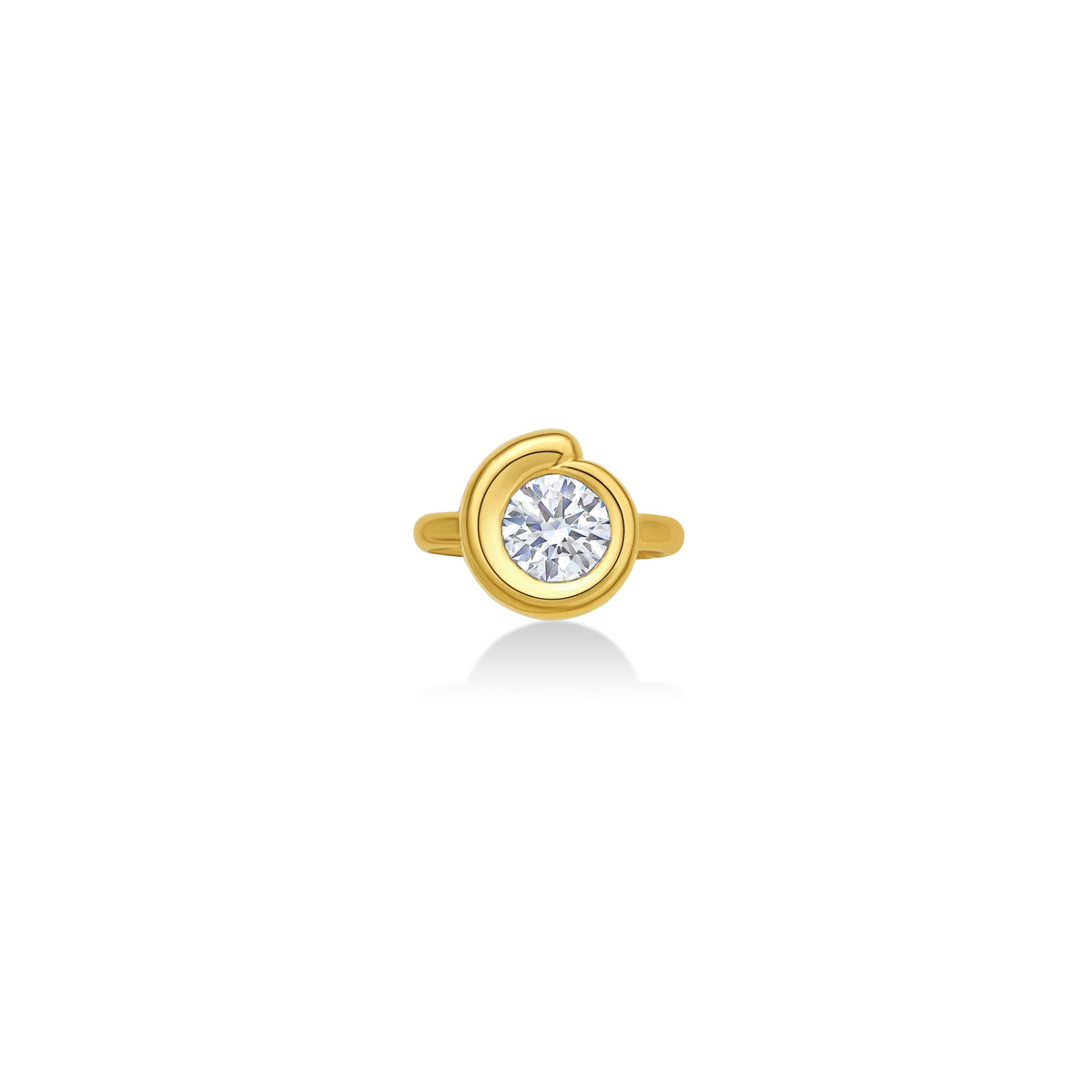 Quill Bezel Ring