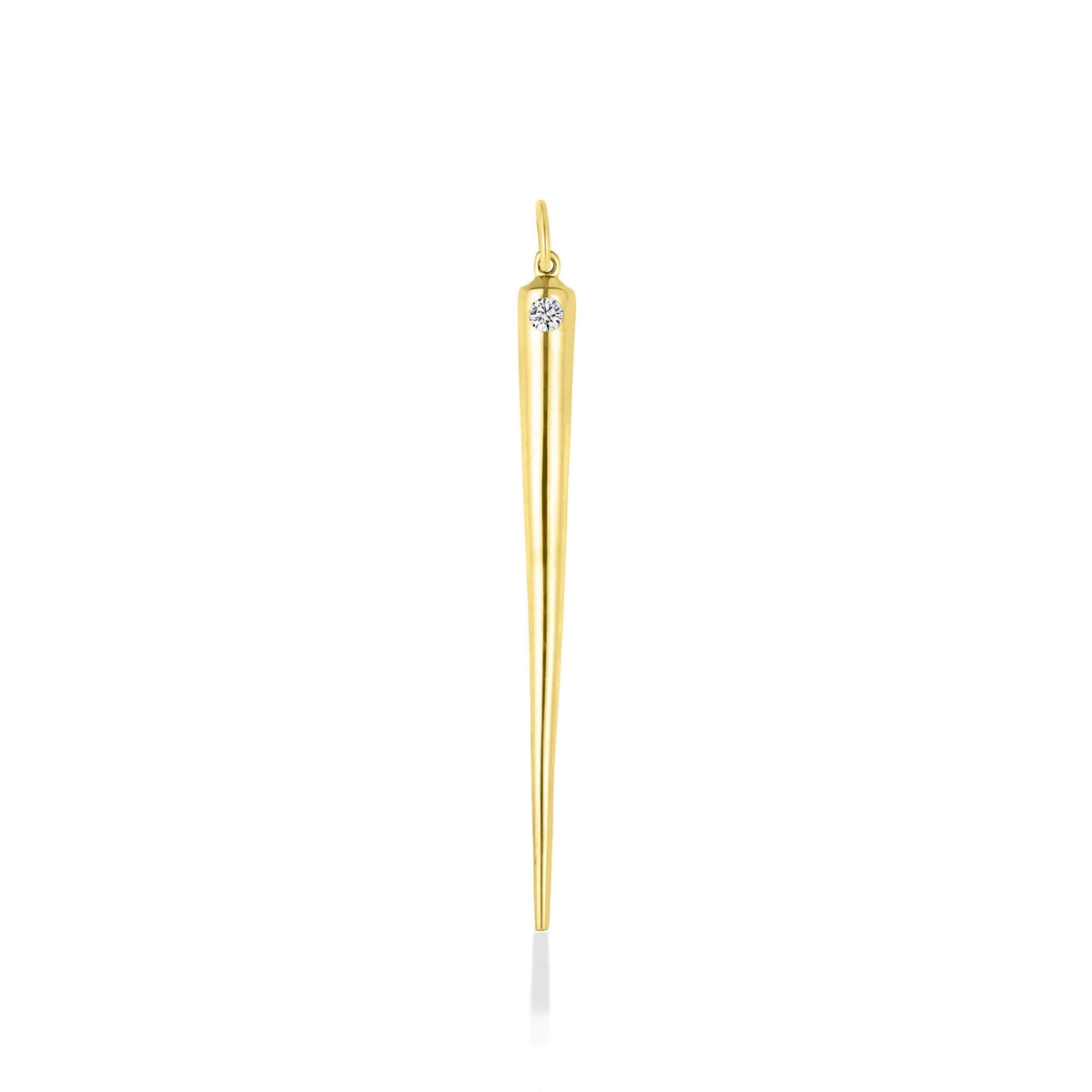 Quill Spike Charm Gemstone