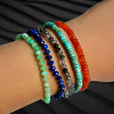Faceted Carnelian Bracelet