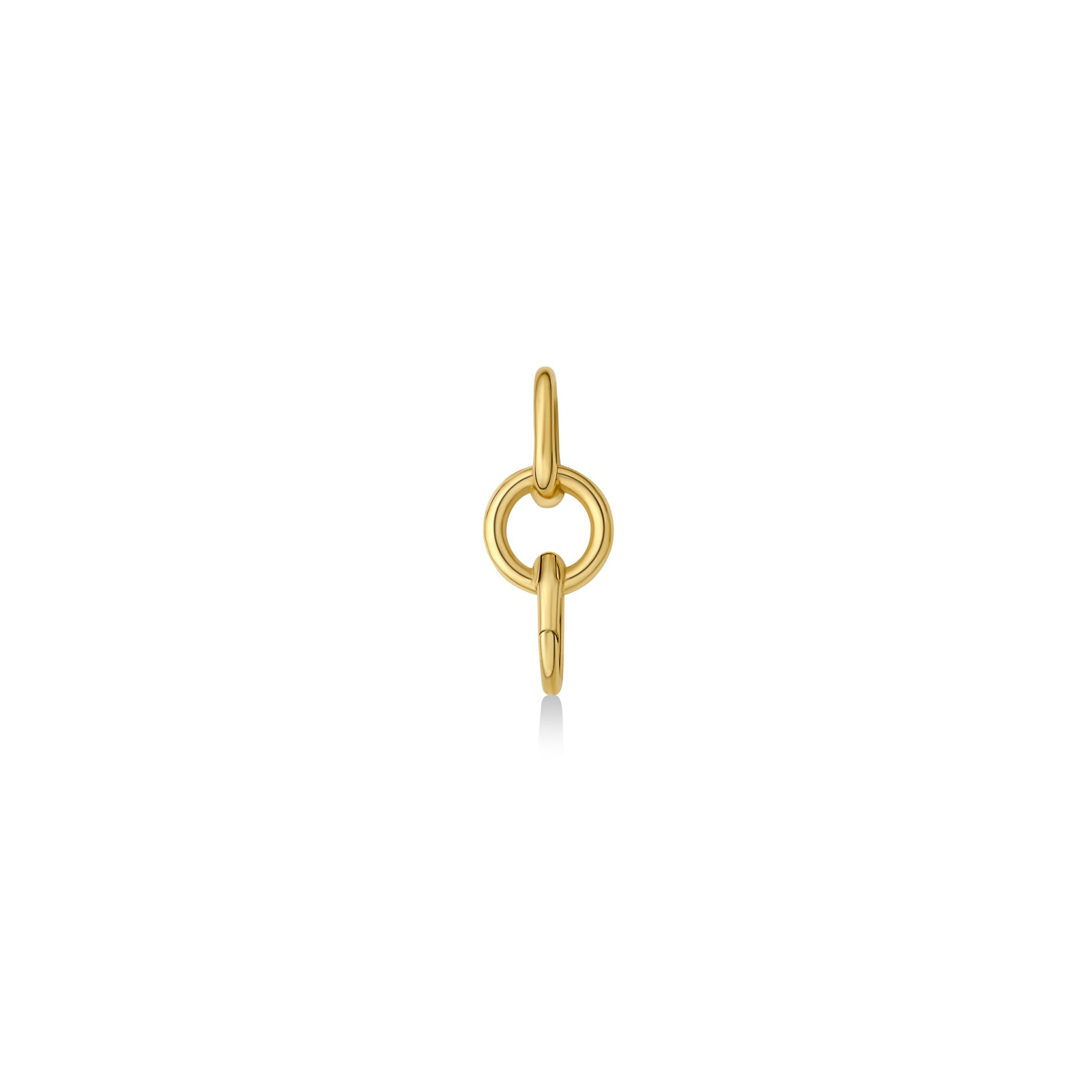 Triple Link Charm Lock on white background.