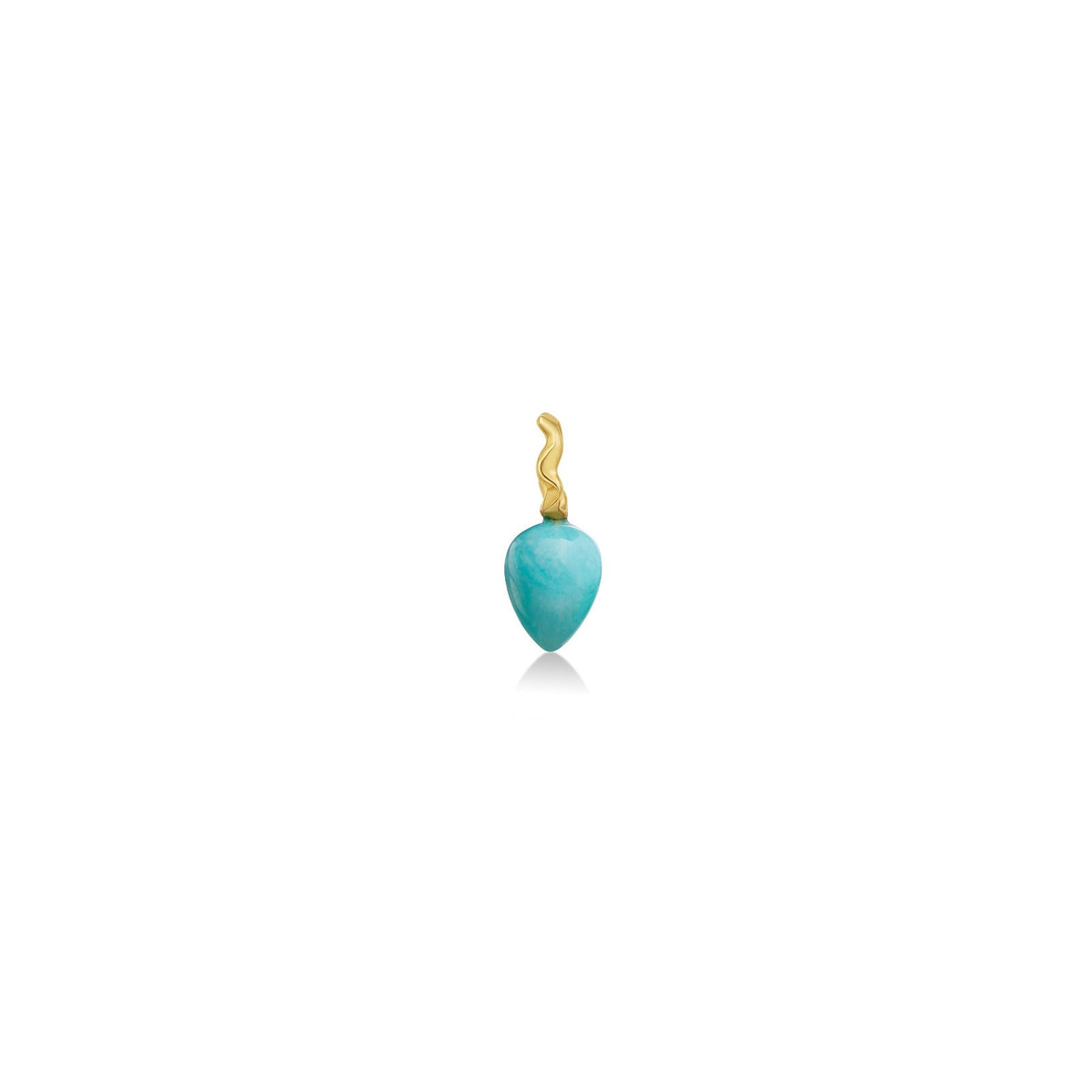 Amazonite Drop Charm
