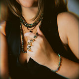 Black Opal Nugget Necklace