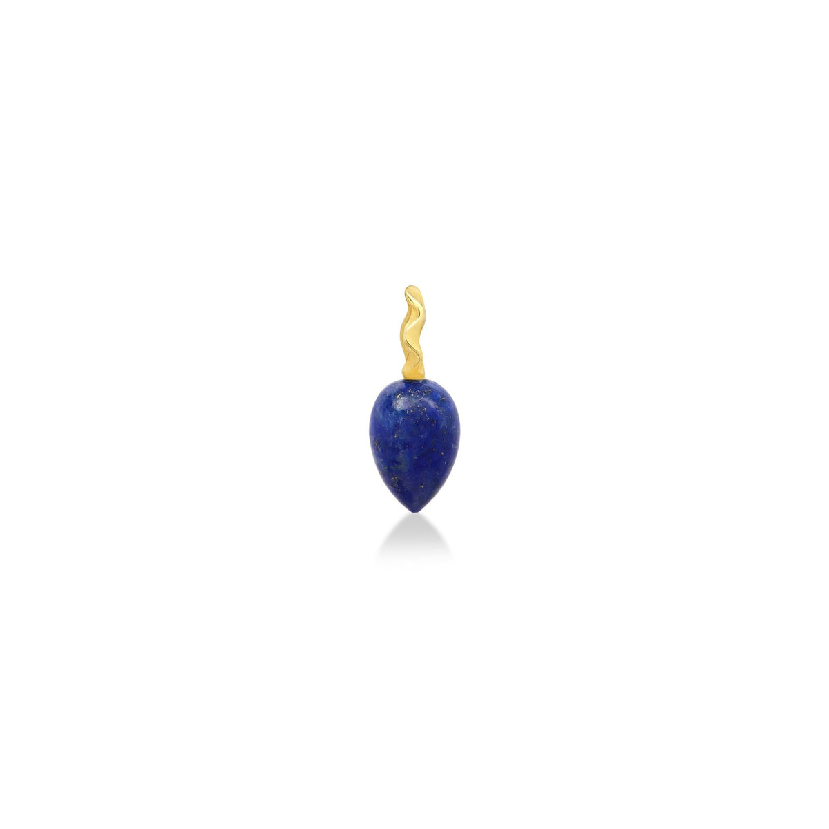 Lapis Drop Charm