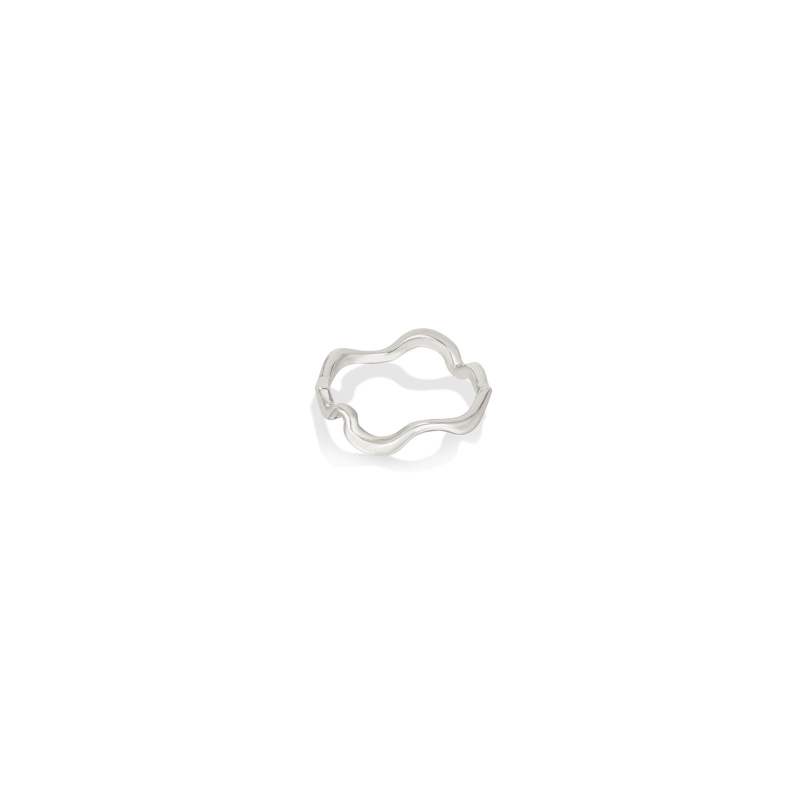 AMANDA PEARL // 14K Ripple Ring - Plain