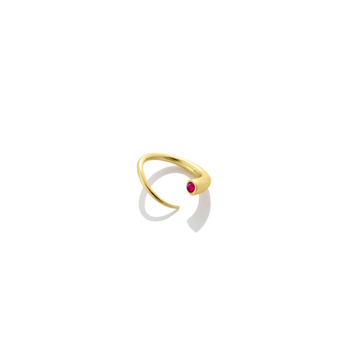 Quill Bypass Ring Ruby
