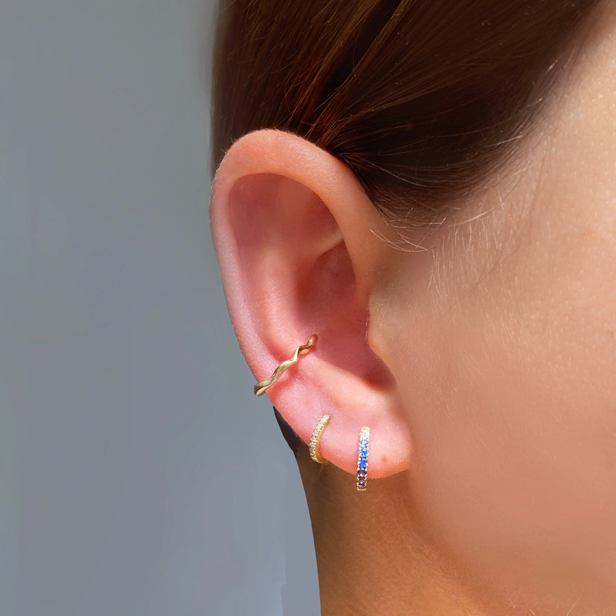 Ripple Midi Ear Cuff