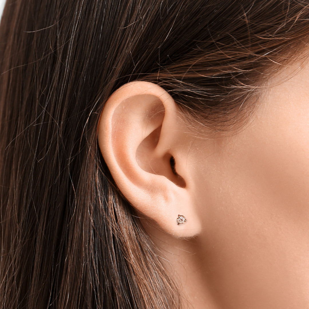 Elements Diamond Stud Round