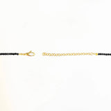 Slim Gemstone Necklace: Iolite