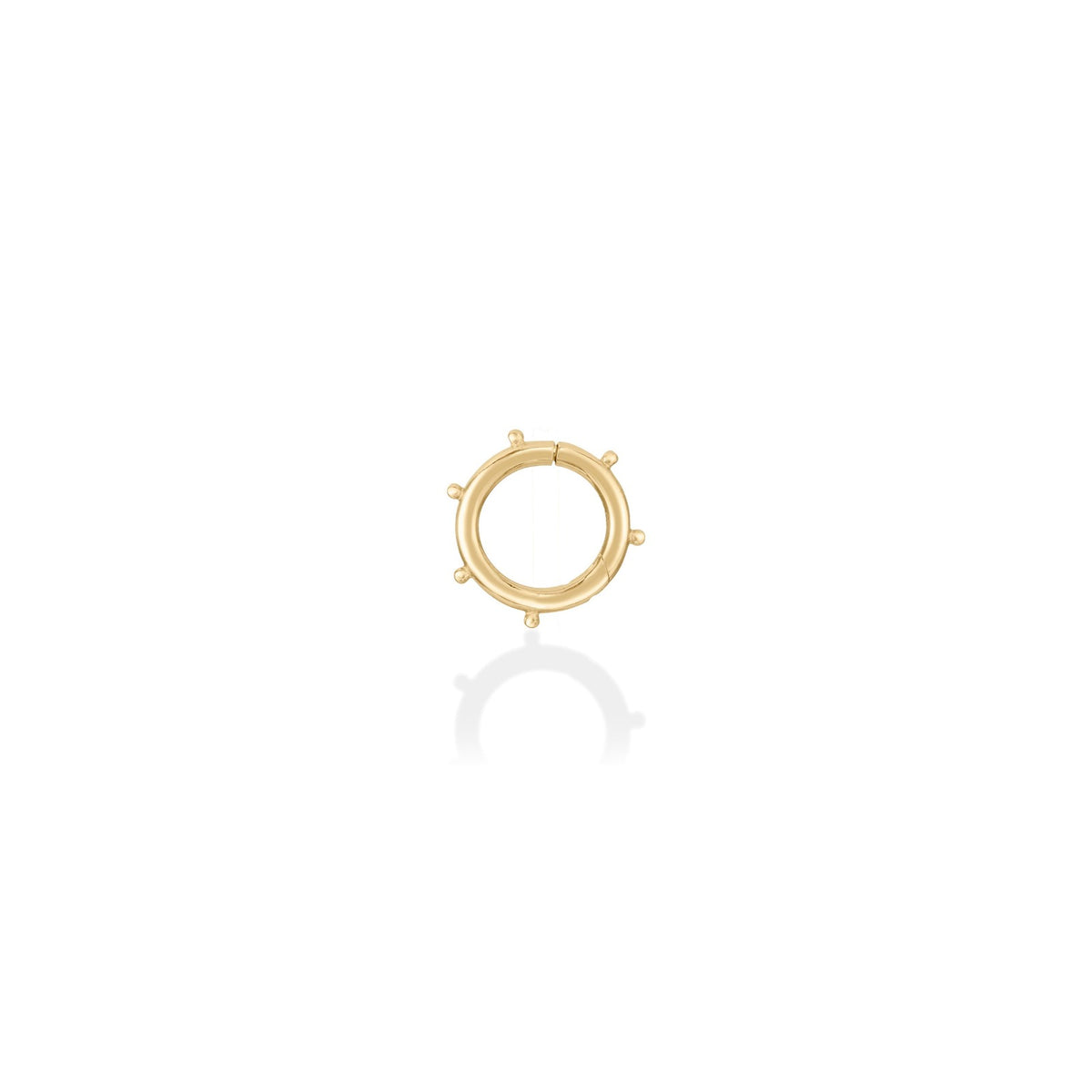 Beaded Round Charm Lock
