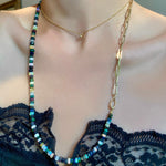 Double Shade Welo Opal Necklace
